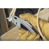 Stanley 10788 Curved Quick-Change Utility Knife, High Carbon Steel Retractable Blade, 3 Blades Stanley