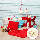 TINKSKY 50pcs Wooden Butterfly Shapes Craft Blank, Natural Unfinished Cutout Shape Wooden Butterfly, Christmas, Wedding, Guestbook, Decoupage Family TINKSKY