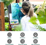 PENTRISTA Watercolor Paint set, 36 Colors Premium Solid Watercolor Half Pans in Tin Box, 1 refillable Water Brush Pen, Art Pigment Kit Perfect for PENTRISTA