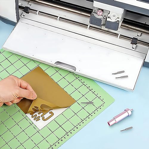 Premium Fine Point Blade Compatible with Cricut Maker 3/Maker/Explore 3/Explore Air 2/Air/One,Fine Point Blade Housing for Slicing Cuts Glitter - WoodArtSupply