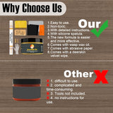 11 PCS Wooden Burning Paste Kit，4 OZ Marker Paste for Wood Burn Set, Burning Markers on Wood Surface, Accurately & Easily Burn Designs on Wood, EIGTWEN