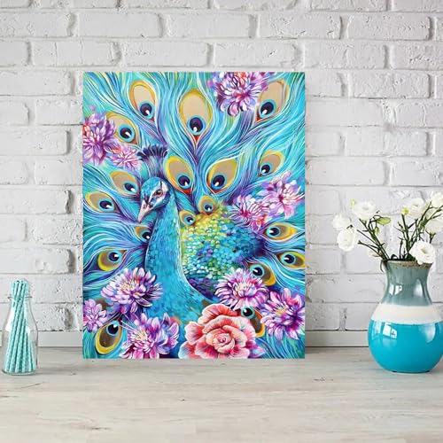  Suyaloo 5D Diamond Painting Kits for Adults - Peacock Diamond Art  Kits for Adults Kids Beginner,DIY Animals Round Full Drill Paintings with  Diamonds Gem Art for Adults Home Wall Decor 11.8x15.7inch