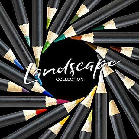 Castle Arts Themed 24 Colored Pencil Set in Tin Box, perfect colors for ‘Landscapes’. Featuring quality, smooth colored cores, superior blending & Castle Art Supplies