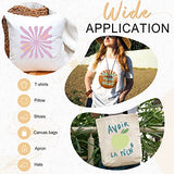 Tintnut Boho Color Heat Transfer Vinyl - 18 Sheets 12 X10 Inche Neutral Tone Brown HTV Vinyl Aqua Iron On Vinyl Beige/Brown/Tan/Light Lilac HTV for Tintnut