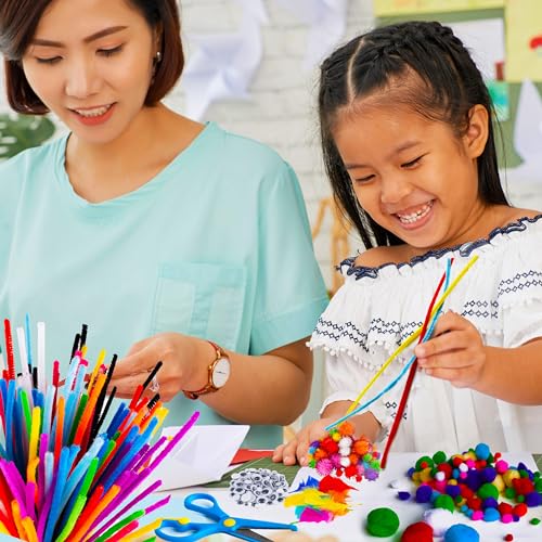 Blue Squid Arts and Crafts for Kids – XXXL Craft Kit for Kids - 2000+ Pcs Kids Craft Kits, Arts & Craft Supplies for Toddlers, Kids Art Set