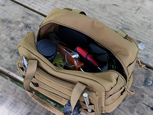 Coreflex 12-Inch Heavy Duty Tool Bag, Tactical Bag, Gear Bag, Range Bag, EDC Bag,Tool Bag for cars, Multi-Purpose Work Bag for Mechanics, COREFLEX