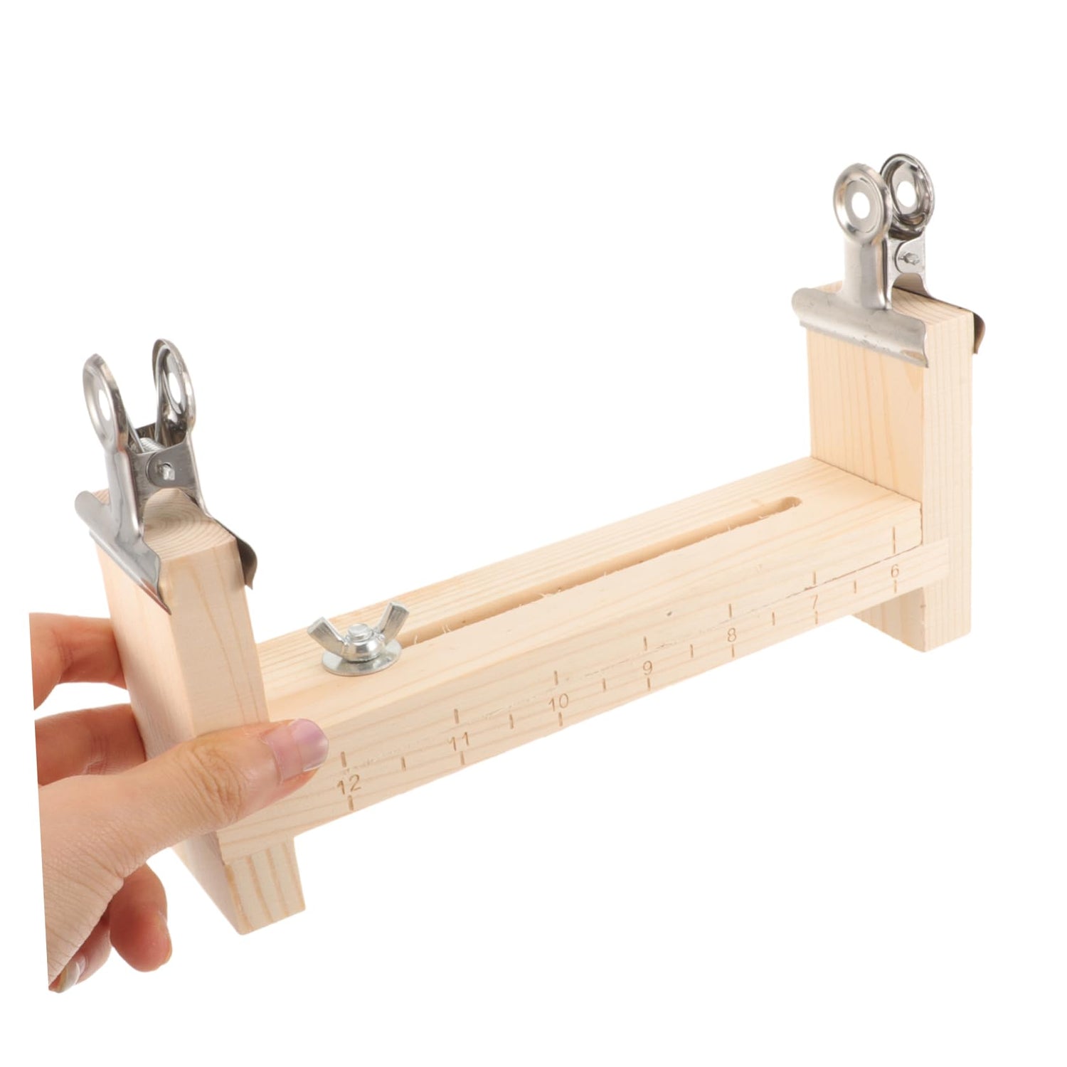 FUNOMOCYA 1 Set Weaving Crafts Making Tool Wood Knit Weaving Rope Wristband Maker Bracelet Woven Tool Weaving Rope kit DIY Bracelet Knitting Kits FUNOMOCYA