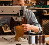 ilauke Leather Sewing Kit 31Pcs Waxed Thread Leather Repair Kit with Sewing Awl Upholstery Leather Working Tools&Supplies Leather Stitching for DIY ilauke