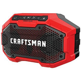 CRAFTSMAN V20 Wireless Portable Bluetooth Speaker, Tool Only (CMCR001B), Red Craftsman