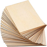 15 Pack Basswood Sheets, Unfinished Wood, Thin Plywood Wood Sheets for Crafts, House Aircraft Ship Boat Arts and Crafts, School Projects, DIY Wooden SPKESE