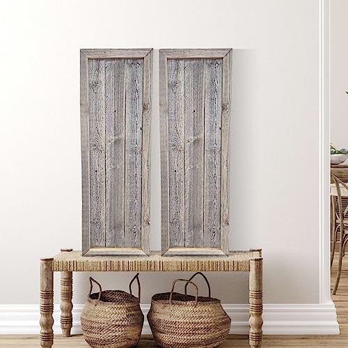 Rockin' Wood Framed Blank Sign Made from Reclaimed barn Wood Perfect for DIY Projects, Porch leaner Signs, Easy to Paint or add Wood Cutouts (36 inch Rockin' Wood