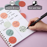 Mr. Pen- Black Fineliner Pens, 4 Pack, 0.5mm Fine Point Pens,Marker Pen for Transparent Sticky Notes, Fine Tip Markers, Fine Line Markers, Drawing Mr. Pen