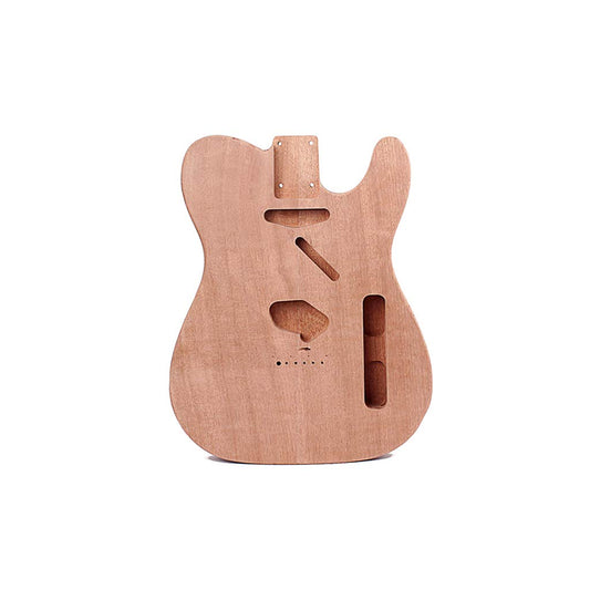 Ogdni Unfinished Guitar Body Mahogany Wood Electric Guitar Replacement DIY Guitar TL Style - WoodArtSupply