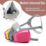 RANKSING Reusable Respirator Gas Mask with 60923 Filters to Protection Against Dust, Fumes, Asbestos, Chemicals and Particles while Painting, RANKSING