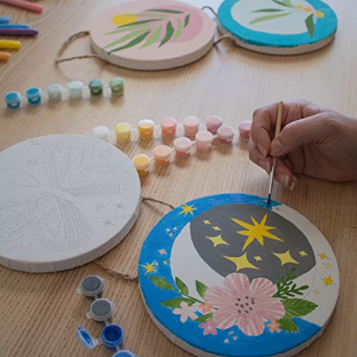 Art 101 Gallery 2 Pack Circle Hanging Canvas Wall Art Set, Multi Art 101 USA