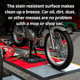 Big Floors Male Transition Edge Kit, Durable Interlocking Modular Garage Floor Edging, Compatible with RaceDeck, GarageTrac and GarageDeck Products, Big Floors