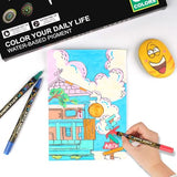 Betem 36 Colors Dual Tip Acrylic Paint Pens Markers, Premium Acrylic Paint Pens for Wood, Canvas, Stone, Rock Painting, Glass, Ceramic Surfaces, DIY Betem