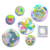 Craft-Tastic - Wall Collage String Art - DIY Custom Room Décor Craft Kit - Decorative Prints Paint-Safe Tape - for Tweens and Teens Ages 10 and Up PlayMonster