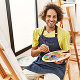 DUGATO Artist Paint Brush Set 13pcs, Long Handle Oil Acrylic Paint Brushes, Watercolor Brush Set for Body, Face, Rock, Canvas Drawing Art Crafts DUGATO