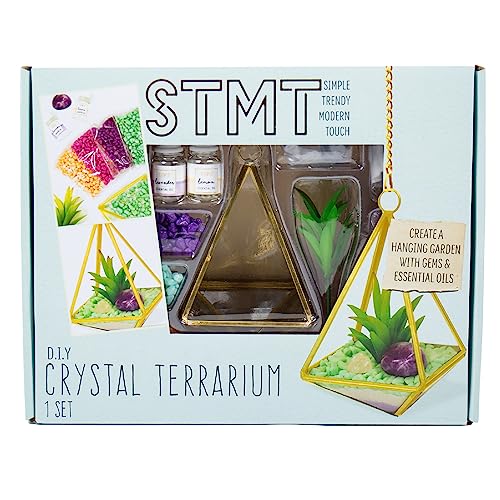 STMT D.I.Y. Crystal Terrarium, Terrarium Kit, DIY Terrarium Kit, Kids Terrarium Kit, Craft Kit, Terrarium Kit for Kids, Arts and Crafts for Kids, STMT