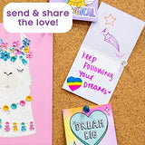 Just My Style Wood Stamp Set by Horizon Group USA, 15 Wooden Stamps, Scrapbooking Sheets, Colorful Markers, Stationery Set, 2-Tone Stamp Pad Just My Style