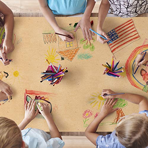 Brown Kraft Paper Roll - 24 Inch X 1200 Feet - for Gift Wrapping, Crafts, Packing, Void Filling - Made in The USA Kenco