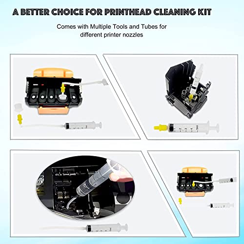 Inkpro Sublimation Printhead Cleaning Kit Inkjet Universal Printer Nozzle Cleaner Solution Print Head Cleaning for Epson HP Brother Canon - Works on Generic