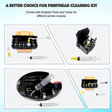 Inkpro Sublimation Printhead Cleaning Kit Inkjet Universal Printer Nozzle Cleaner Solution Print Head Cleaning for Epson HP Brother Canon - Works on Generic