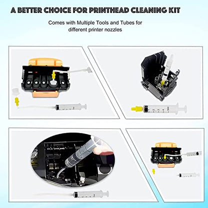 Inkpro Sublimation Printhead Cleaning Kit Inkjet Universal Printer Nozzle Cleaner Solution Print Head Cleaning for Epson HP Brother Canon - Works on - WoodArtSupply