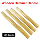 Wooden Handle for Sledge Hammer Claw Hammer, Wood Tool Handle Replacement Shockproof Handle Hammers Mallets Hand Tool, 37cm SEIWEI