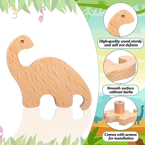 Qunclay Wooden Animal Cabinet Knobs Decorative Wood Dresser Knobs with Screws Dresser Pulls Wood Marine Woodland Animals Knobs Furniture Knobs Qunclay