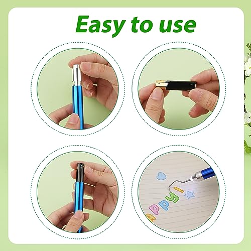 2pcs LED Weeding Tools for Vinyl, Vinyl Weeding Tool with 2 Different Hooks Lighted Weeding Tool Craft Vinyl Tool for Crafting Silhouettes Cameos DIY