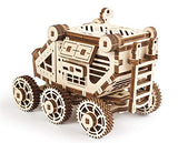 UGEARS Science STEM Mars Rover, DIY Engineering Activity, STEAM School Project, Mechanical Wooden Puzzle, Eco Building 3D Toy, Educational Gift for UGEARS