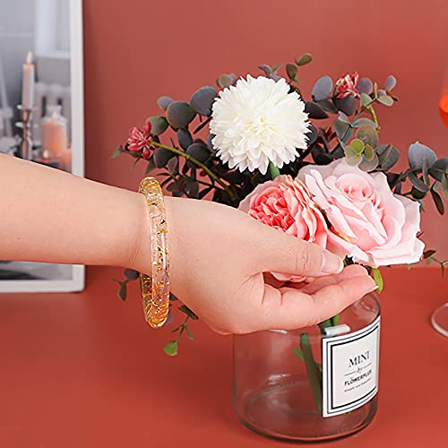 6PCS Large Bracelet Resin Molds, Gartful Round C Font Silicone Jewelry Mold for Epoxy Casting, Silicone Bangle Mold for Making DIY Crafts Supplies, 6 Gartful