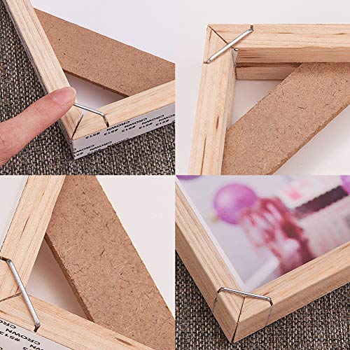 GORGECRAFT Solid Canvas Stretcher Bars Frames 12 x 8 DIY Wooden Frame Kit Premium Pine Wood Strips Set for Oil Paintings Poster Prints DIY Arts GORGECRAFT