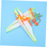 VILLCASE 5pcs DIY Blank Kite Flying Kite DIY Graffiti Kite Craft Kite Kids DIY Kites Kite Making Kit Kites Making Painting Triangle Kite Kits VILLCASE