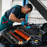 Goplus 22-Inch Metal Tool Box, 3-Layer 5-Tray Portable Folding Tool Chest Organizer with Handle & Lock Hole, Cantilever Toolbox for Garage Trunk Goplus