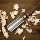 IMOTECHOM 2-Inches HSS Roughing Gouge Lathe Chisel Wood Turning Tools with Round Plastic Box and Hanging Bag IMOTECHOM