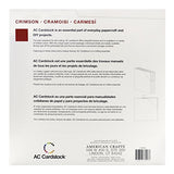 American Crafts- Cardstock (Crimson) American Crafts