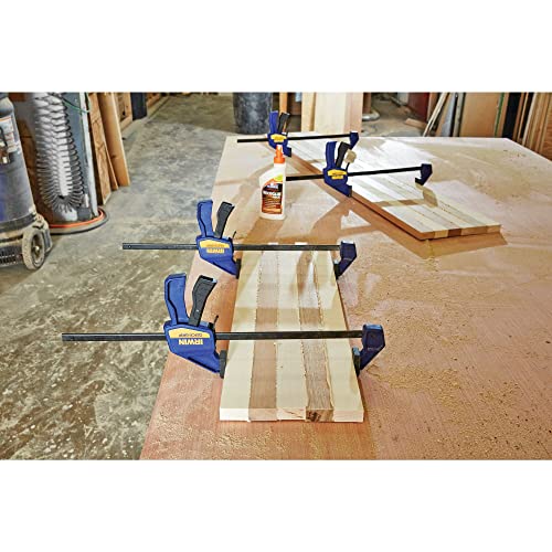 IRWIN QUICK-GRIP Bar Clamp, One-Handed, Micro, 4-1/4-Inch (1964746) , Yellow IRWIN