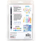 Tombow 56187 Dual Brush Pen Art Markers, Pastel, 10-Pack. Blendable, Brush and Fine Tip Markers Tombow