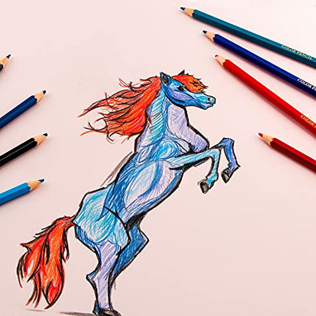 Pentel Arts Colored Pencils, Assorted Colors, Set of 12 Pentel