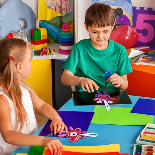 Sumind Valentine's Day Craft Kits for Kids, DIY Craft Ornament Valentine Class Game Activities Paper Craft Hanging Ornament for Valentines Day Sumind