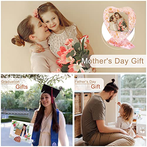 LET'S RESIN Epoxy Molds, Silicone, Large Size Picture Frames Silicone Molds Rectangle & Heart Shape Epoxy Resin Molds for DIY Home Table Décor LET'S RESIN