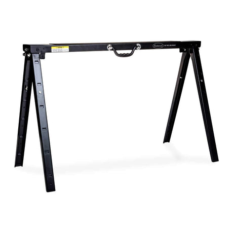 Eastwood Heavy Duty Folding Sawhorse | Holds up to 1500 lbs Capacity | 5 Way Height Adjustable Solid Steel Saw Horse | Portable Work Bench Design Eastwood