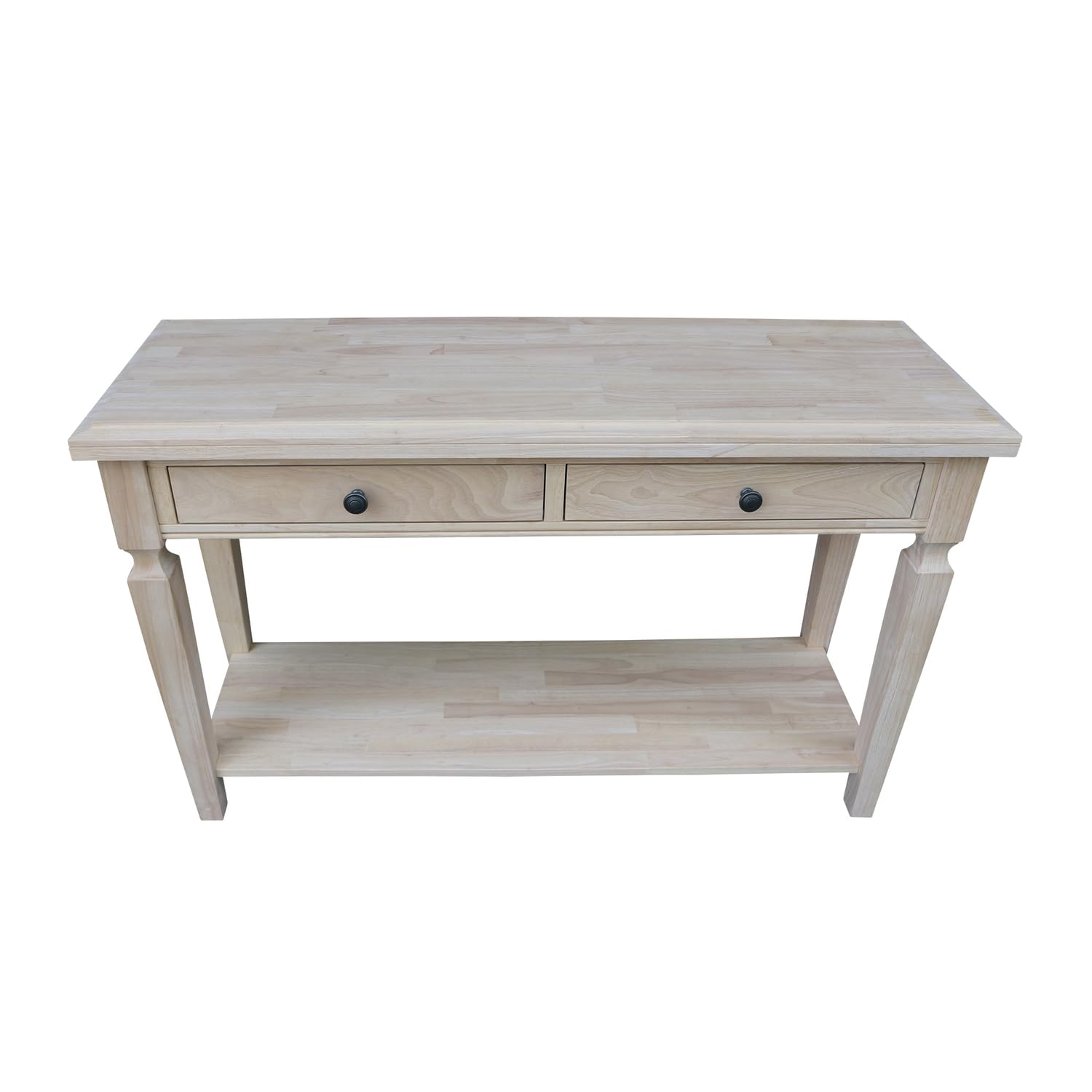 IC International Concepts Vista Console/Sofa, Unfinished Accent Table IC International Concepts