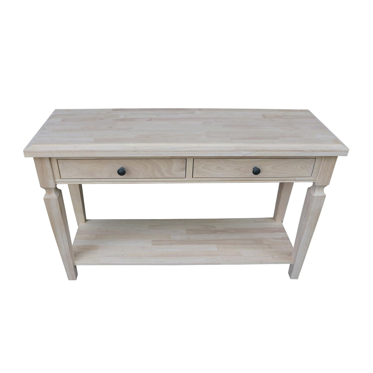IC International Concepts Vista Console/Sofa, Unfinished Accent Table IC International Concepts