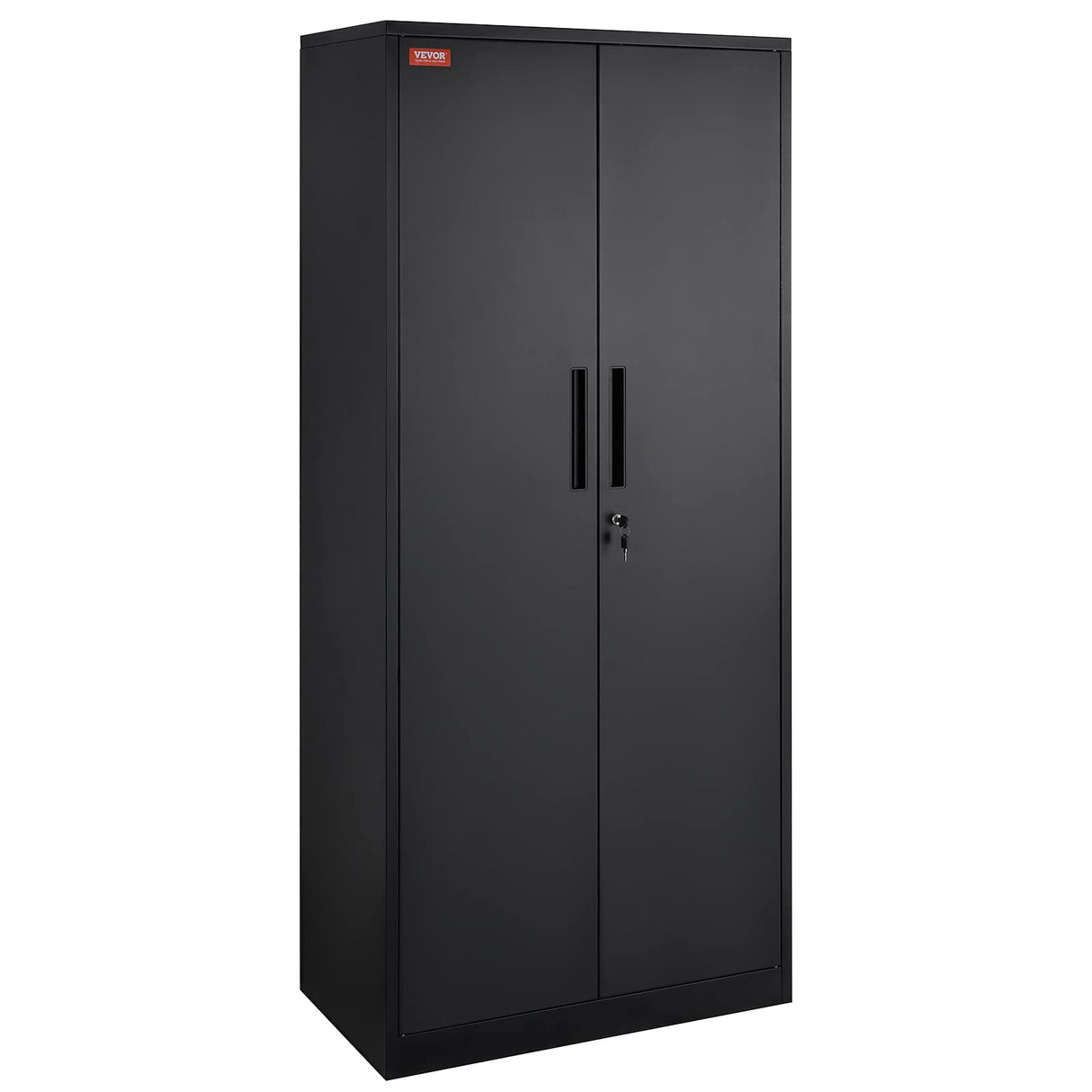VEVOR Metal Storage Cabinet, Steel Locking Storage Cabinet with 2 Magnetic Doors and 4 Adjustable Shelves, 71'' Metal Cabinet 200 lbs Capacity per VEVOR