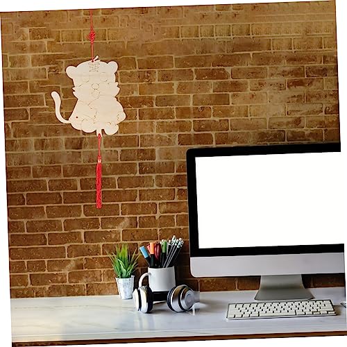 COHEALI 1 Set Wooden Blank Jungle Animals Cutouts Wooden Slice Animals Party Decor Animal Painting Slice Birthday Party Decoration Unfinished Wood COHEALI