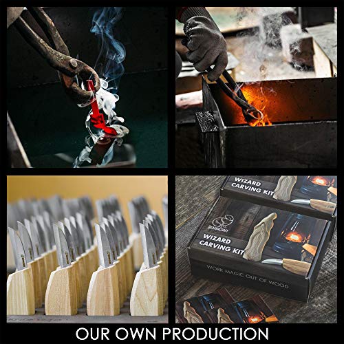 BeaverCraft Whittling Kit for Beginners, Wood Carving Kit for Beginners - Wood Carving Tools Woodworking Kit for Adults and Teens - Whittling Knife BeaverCraft